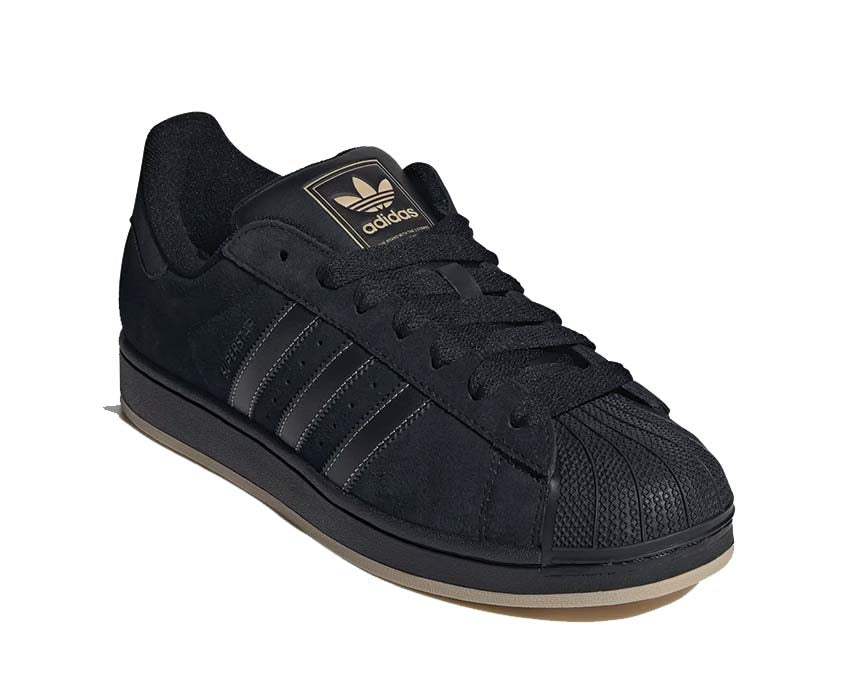 Adidas Superstar II Core Black Sohle — originale schwarze Gummisohle