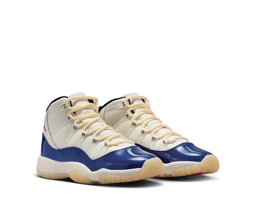 Air Jordan 11 Retro GS Rare Air dunkelblau — Sohle Detail Jordan 11 streetwear hype