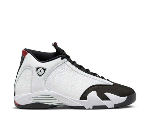 Air Jordan 14 Retro Black Toe White Red — sneaker unisex Jordan 14 Black Toe