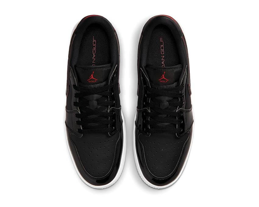 Air Jordan 1 Low G Spiked Bred suela — golf Jordan retro iconic Bred