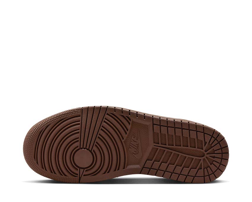 Jordan Air Jordan 1 Low Method Of Make Cacao Gold — front view women's