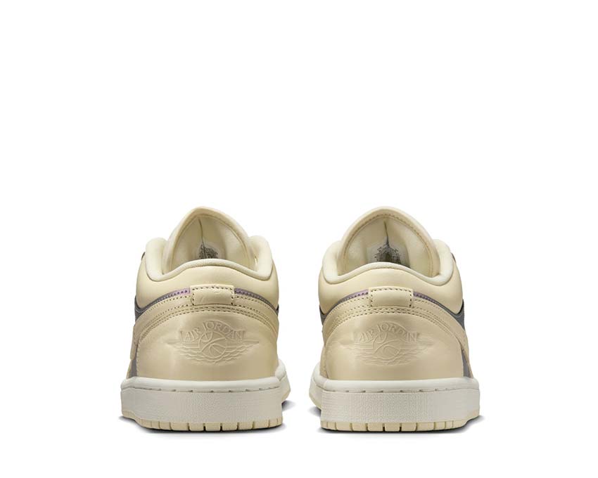 Air Jordan 1 Low SE W Muslin arrière — talon Jumpman retro basketball femme