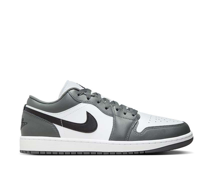Jordan Air Jordan 1 Low Iron Grey White Black Iron Grey — sneaker hombre colorway neutro