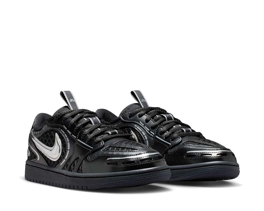 Air Jordan 1 Method of Made Low V3 Schwarz Metallic Sohle — iconic Damen Basketball Sneaker