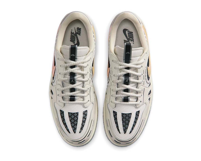 Air Jordan 1 Method of Make Low V3 Sail Blanc Cassé — vue arrière sneaker femme hype