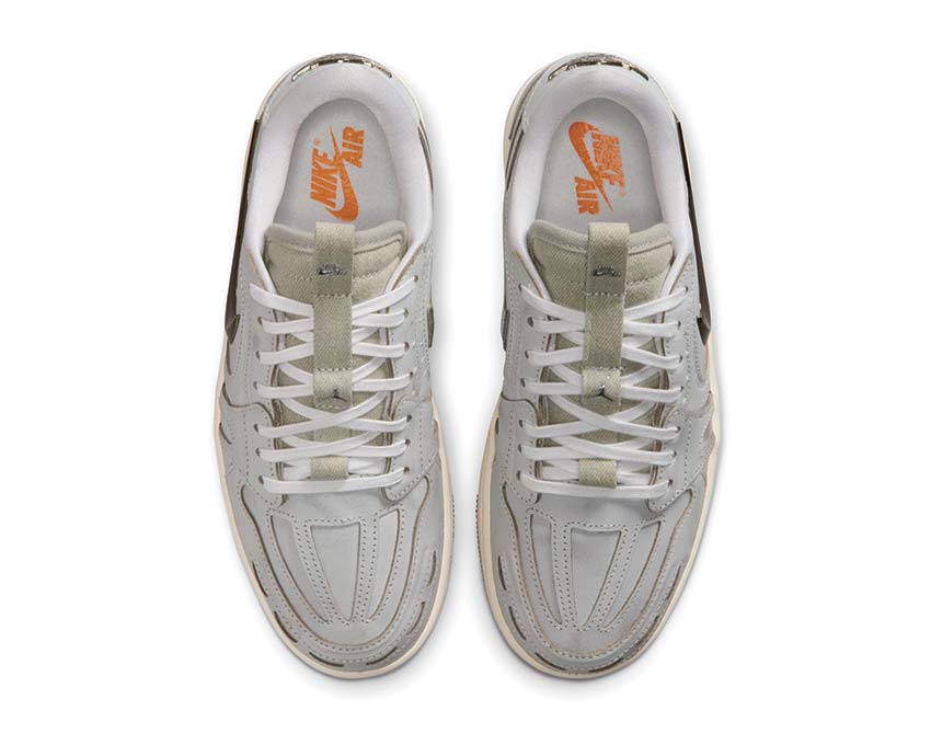 Air Jordan 1 Method of Made Low V3 Blanco Summit vista trasera — zapatillas mujer hype retro