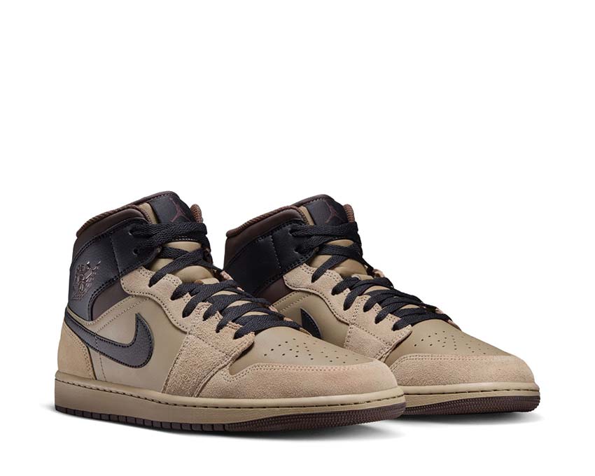 Jordan Air Jordan 1 Mid Baroque Brown sole — rubber sole