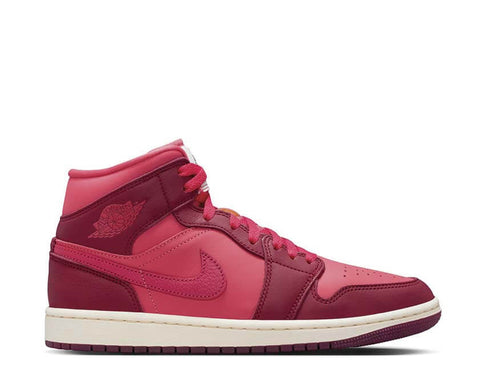 Air Jordan 1 Mid SE W Sierra Red — sneaker femme rouge sierra Jordan 1 Mid