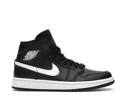 Jordan Air Jordan 1 Mid W Black White — Herren Sneaker Mid Top zweifarbig