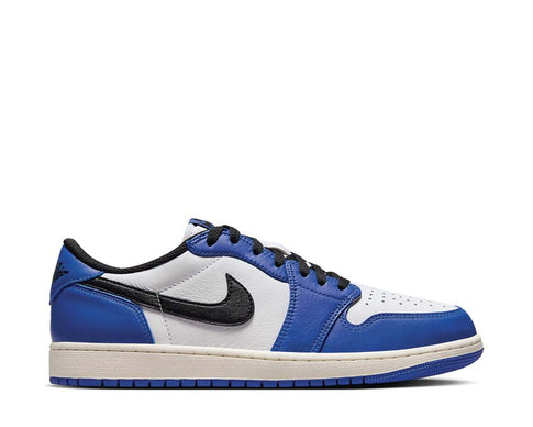 Air Jordan 1 Retro Low OG Game Royal White — Herren Sneaker Leder royal blau