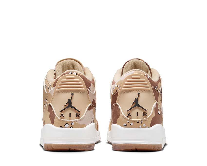 Jordan Air Jordan 3 Retro Desert Camo Driftwood Sohle — sichtbare Air-Sohle Camo