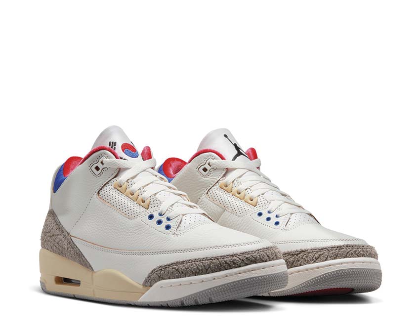 Air Jordan 3 Retro OG SP Seoul 2.0 détail — empiècements cuir Seoul 2.0