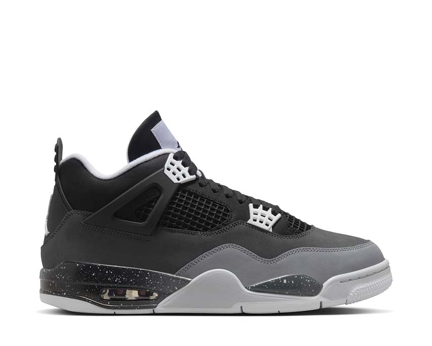 Air Jordan 4 Retro Fear Black White Anthracite — sneaker homme Jordan 4 Fear