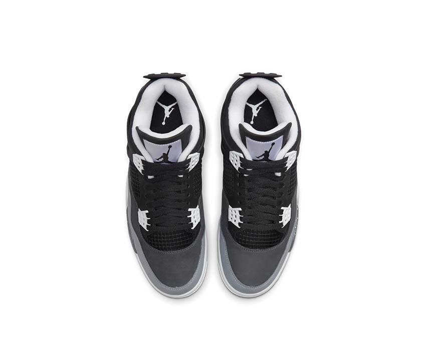 Air Jordan 4 Retro Fear Black White — vue avant homme Fear