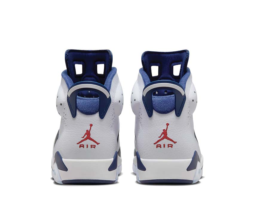 Jordan Air Jordan 6 Retro Carmine White Red Navy semelle — semelle Air visible