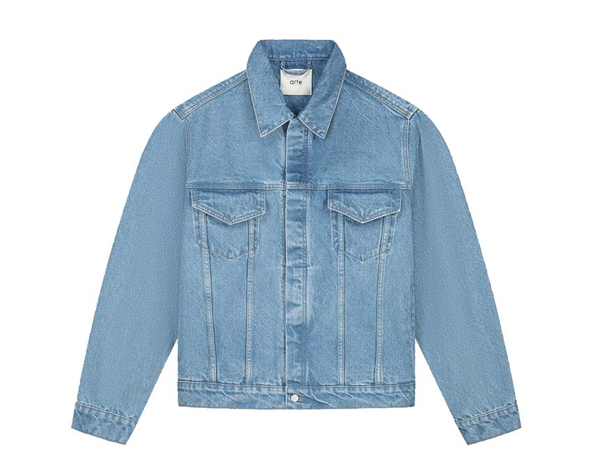 Arte Bird Back Jacket Bleach — veste unisexe broderie dos oiseau