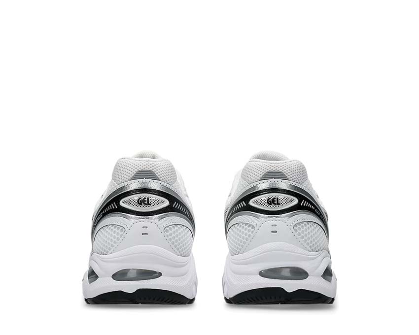 Asics GT-2160 Pure Silver White/Pure Silver dettaglio — mesh e camoscio vintage