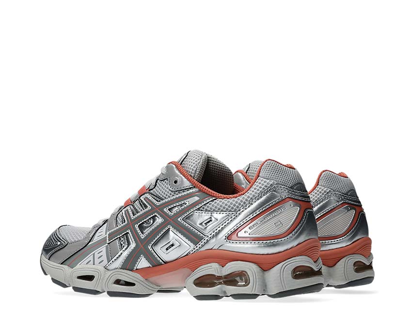 Asics Gel-Nimbus 9 Cloud Grey semelle — amorti Gel avant/arrière