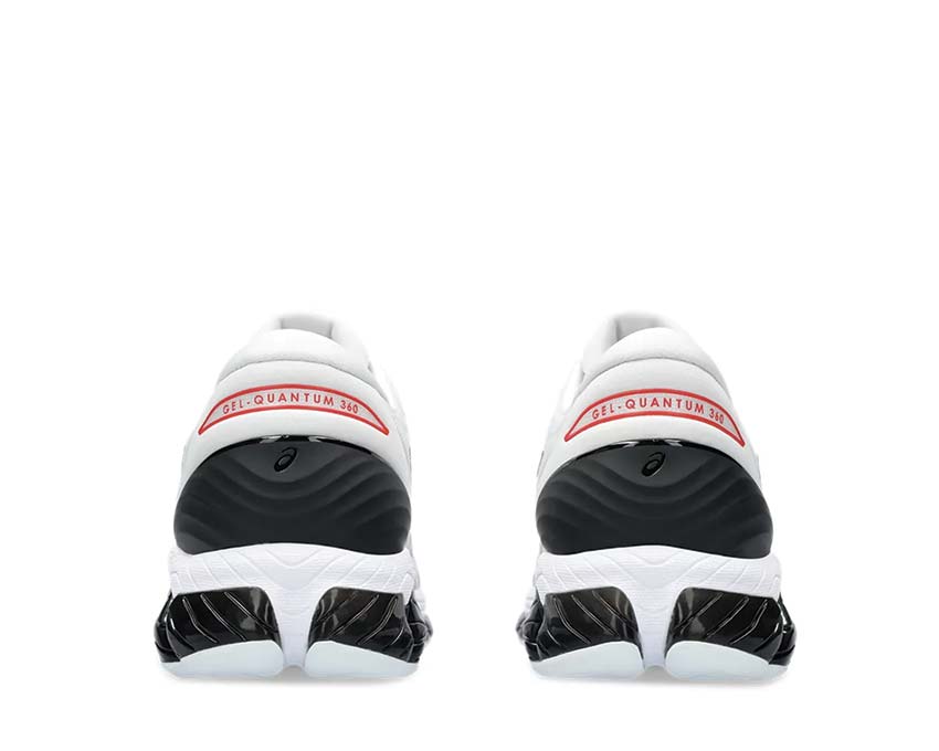 Asics Gel Quantum 360 VIII White/Black détail — mesh et TPU structurant