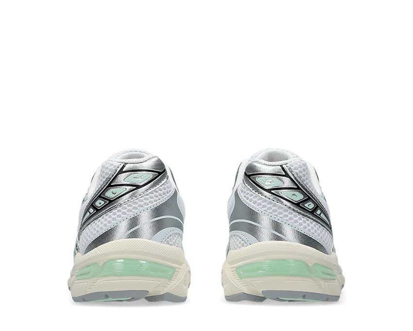 Asics Gel 1130 Mint Tint White/Mint Tint dettaglio — mesh e scamosciato mint vintage