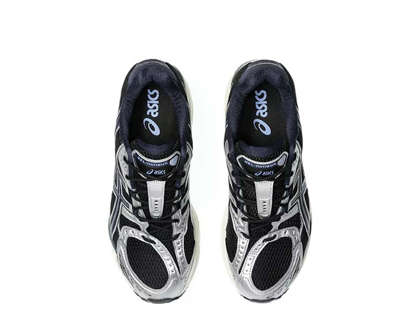 Asics Gel Nimbus 10.1 Black/Midnight arrière — amorti Gel talon premium