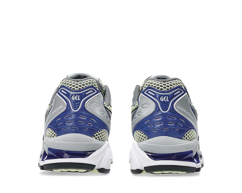 Asics Gel Kayano 14 Soft Yellow semelle — amorti GEL avant/arrière running