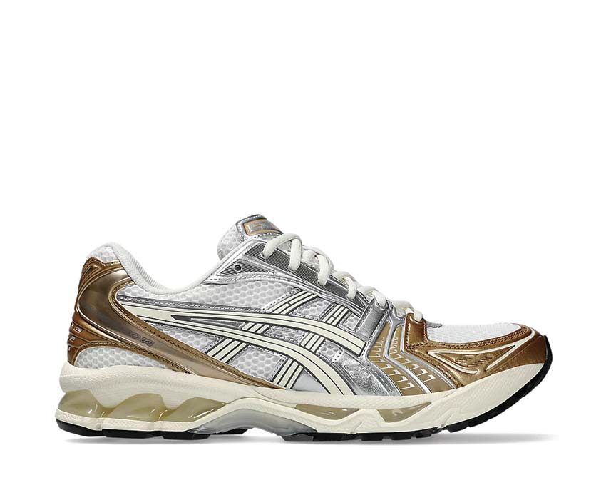 Asics Gel Kayano 14 Cream Gold White/Cream — sneakers running rétro amorti GEL