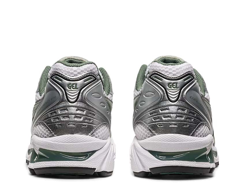 Asics Gel Kayano 14 White/Slate Grey semelle — amorti Gel avant/arrière