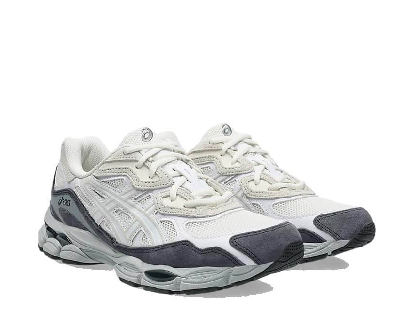 Asics Gel NYC Cream vue latérale — tige mesh vintage