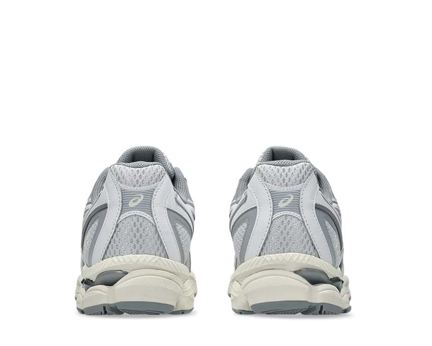 Asics Gel NYC 2055 Glacier Grey/White dettaglio — mesh e overlay vintage