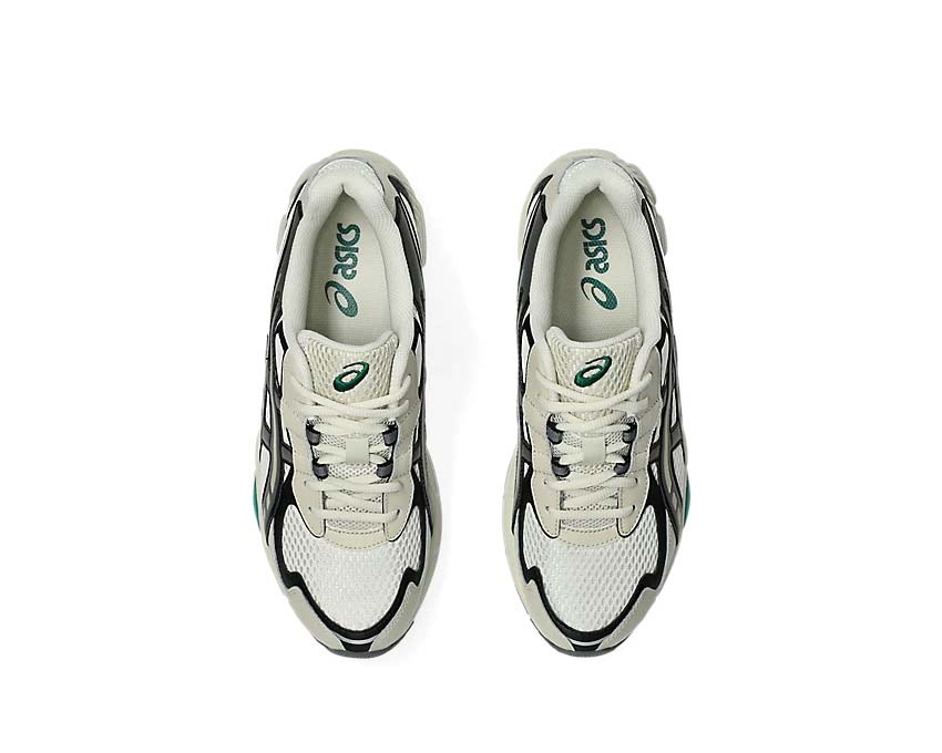 Asics Gel NYC 2055 Pale Oak/Truffle Grey vista posteriore — ammortizzazione Gel piattaforma