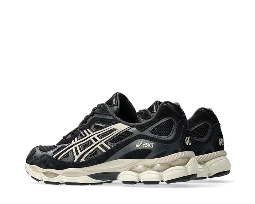 Asics Gel NYC Black/Black semelle — amorti GEL running lifestyle France