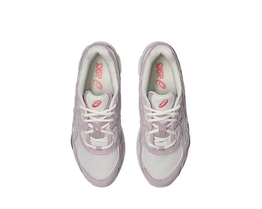 Asics Gel NYC Cream/Rose Water arrière — amorti Gel talon vintage