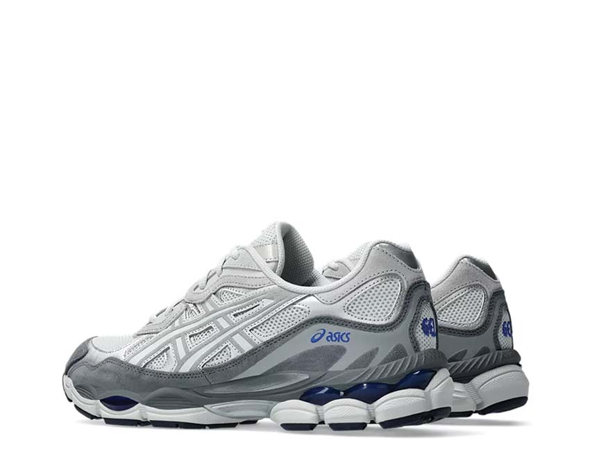 Asics Gel NYC Glacier Grey/Gravel suela — amortiguación Gel NYC running