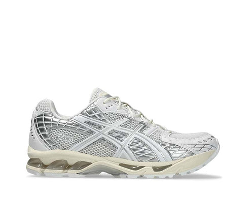Asics Gel Nimbus 10.1 White/Pure Silver — running mixte amorti Gel FluidRide