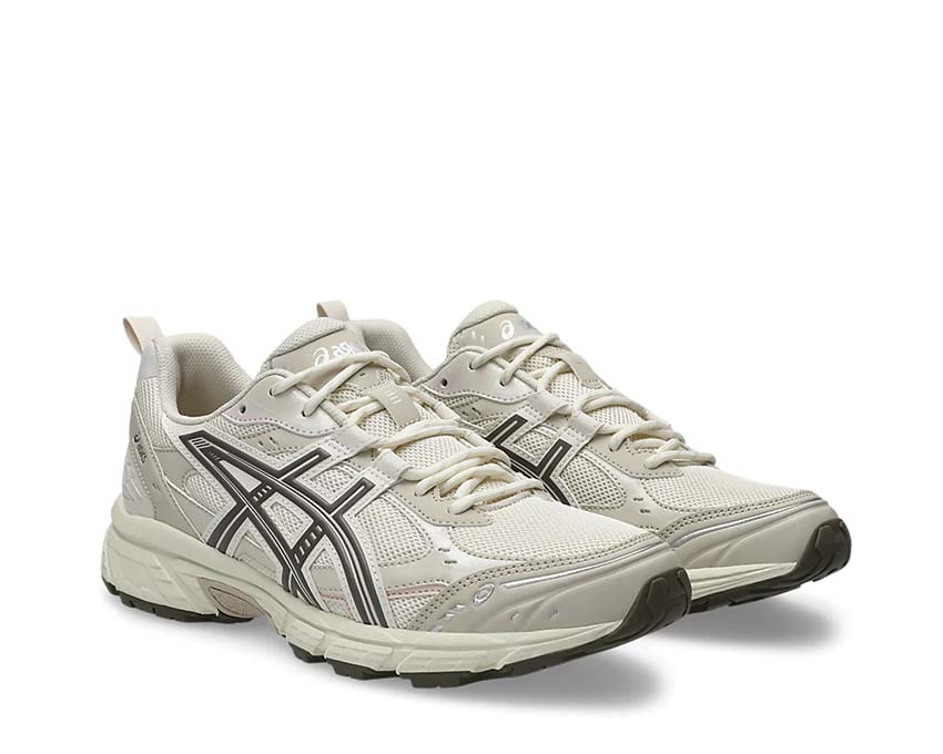 Asics Gel Nunobiki Cream/Mineral Beige vue latérale — tige knit premium