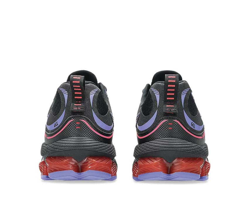 Asics Gel Quantum 180 VIII Black/Diva Pink dettaglio — mesh e TPU strutturato
