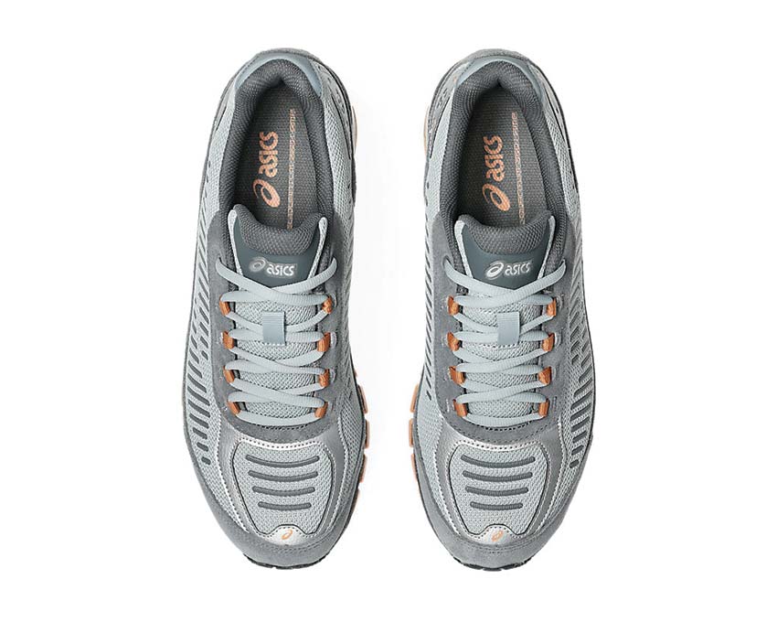 Asics Gel Quantum 360 I Amp Piedmont Grey détail — cage structurée anniversaire