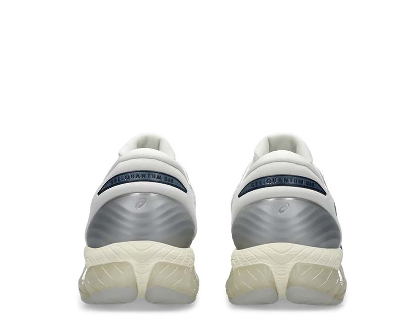 Asics Gel Quantum 360 VIII White Midnight White/Midnight detalle — mesh y TPU