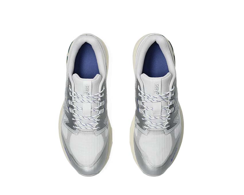 Asics Gel Terrain GTX White/Pure Silver arrière — amorti Gel trail waterproof