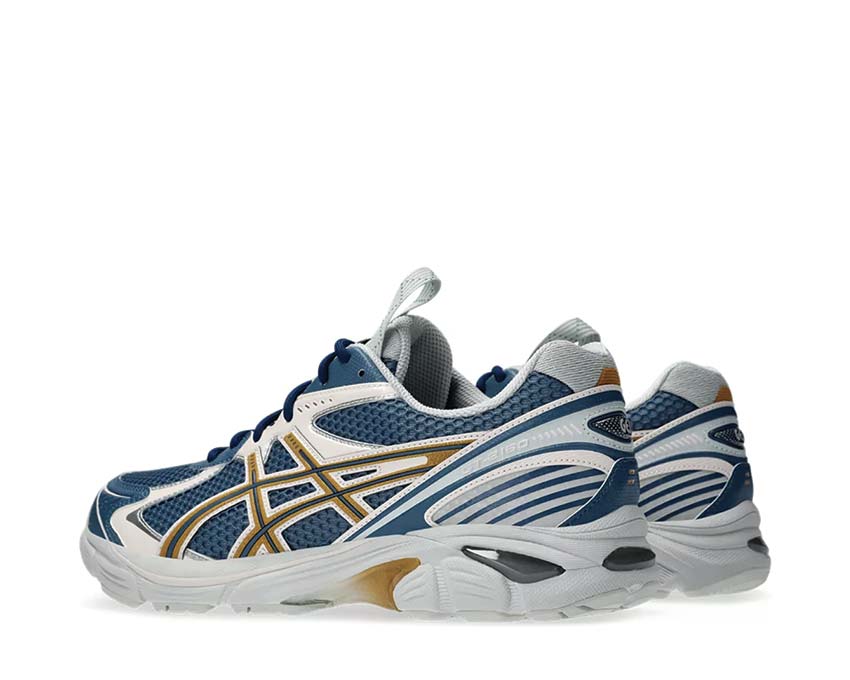Asics UB8-S GT-2160 Kiko Kostadinov Azure/Pure Gold Sohle — GT-2160 remixed Dämpfung