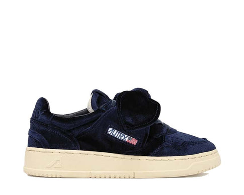 Autry Medalist Low Bow W Velvet — sneaker femme velours noeud élégant premium