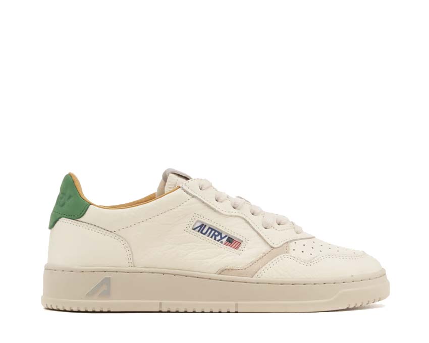Autry Medalist Low Elep Am Vapor Green — zapatilla hombre cuero natural verde