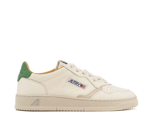 Autry Medalist Low Elep Am Vapor Green — zapatilla hombre cuero natural verde