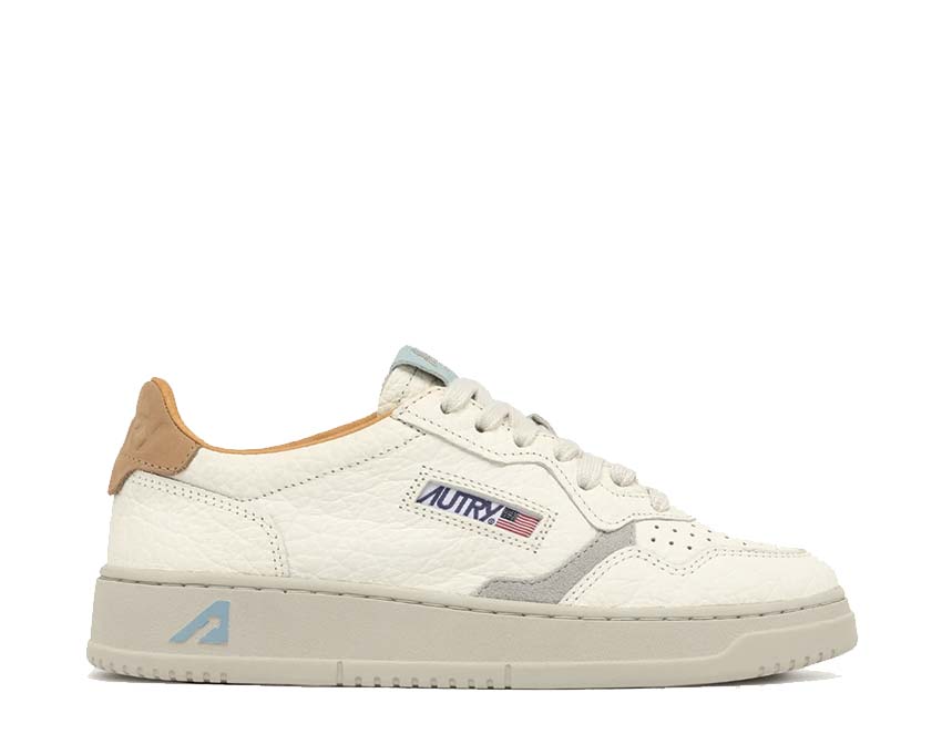 Autry Medalist Low Nubuck/Daim Nugget Loft — sneaker homme nubuck daim nude premium