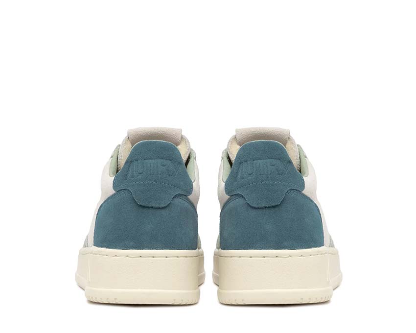Autry Medalist Low Tricolore Suede Griffon Black suela — suela de goma vintage
