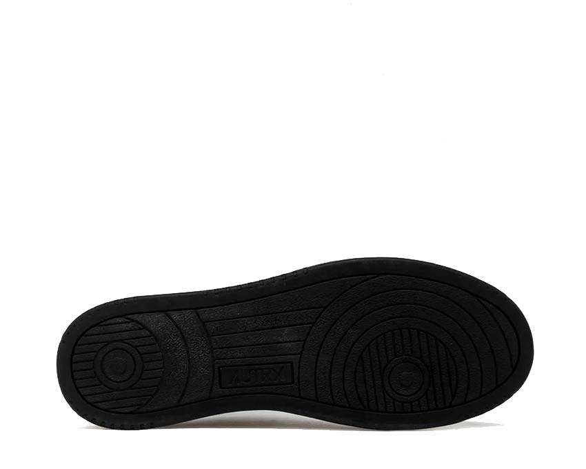 Autry Medalist Low Virgin Sponge White Black detalle — paneles de colores