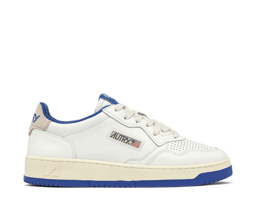 Autry Medalist Low Virgin Sponge White Peach — zapatilla hombre cuero retro sport
