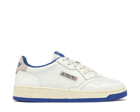 Autry Medalist Low Virgin Sponge White Peach — zapatilla hombre cuero retro sport