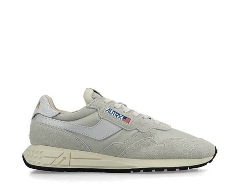 Autry Reelwind Low Blanc Cassé — sneaker femme cuir blanc vintage style rétro sport